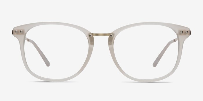 Cosmo White Plastic-metal Eyeglass Frames from EyeBuyDirect