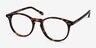 Prism Tortoise AcetateEyeglass Frames from EyeBuyDirect, Angle View