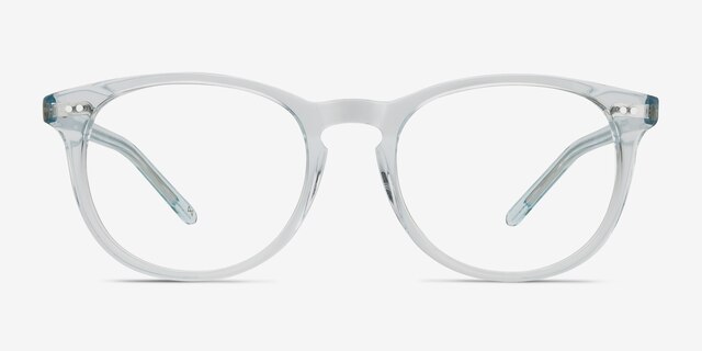 Aura Celeste AcetateEyeglass Frames from EyeBuyDirect, Front View