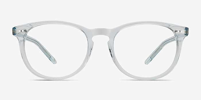 Aura Celeste Acetate Eyeglass Frames from EyeBuyDirect