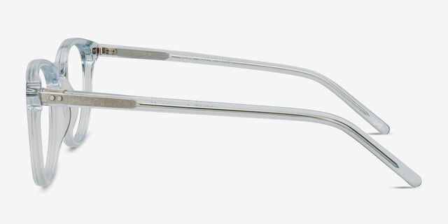 Aura Celeste AcetateEyeglass Frames from EyeBuyDirect, Side View