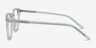 Aura Celeste AcetateEyeglass Frames from EyeBuyDirect, Side View