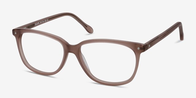 Escape Matte Pink AcetateEyeglass Frames from EyeBuyDirect, Angle View