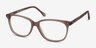 Escape Matte Pink AcetateEyeglass Frames from EyeBuyDirect, Angle View