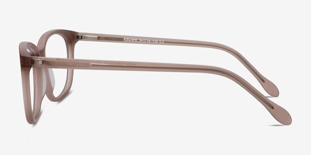 Escape Matte Pink AcetateEyeglass Frames from EyeBuyDirect, Side View