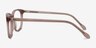 Escape Matte Pink AcetateEyeglass Frames from EyeBuyDirect, Side View