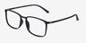 Structure Black PlasticEyeglass Frames from EyeBuyDirect, Angle View
