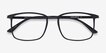 Structure Black PlasticEyeglass Frames from EyeBuyDirect, Closed View