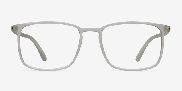Structure Frosted Clear PlasticEyeglass Frames from EyeBuyDirect, Front View