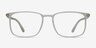 Structure Frosted Clear PlasticEyeglass Frames from EyeBuyDirect, Front View
