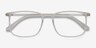Structure Frosted Clear PlasticEyeglass Frames from EyeBuyDirect, Closed View