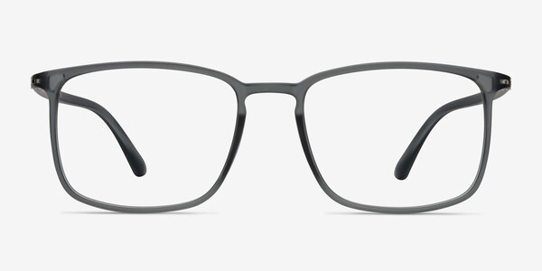 Structure Clear Gray Plastic Eyeglass Frames