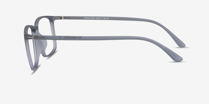 Structure Clear Gray Plastique Montures de lunettes de vue d'EyeBuyDirect