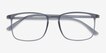 Structure Clear Gray PlasticEyeglass Frames from EyeBuyDirect, Closed View