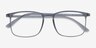 Structure Clear Gray PlasticEyeglass Frames from EyeBuyDirect, Closed View
