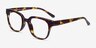 Flashback Honey Tortoise PlasticEyeglass Frames from EyeBuyDirect, Angle View