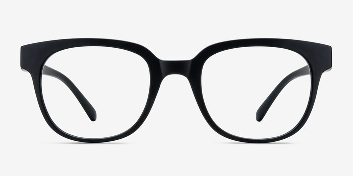 Flashback Matte Black Plastic Eyeglass Frames from EyeBuyDirect