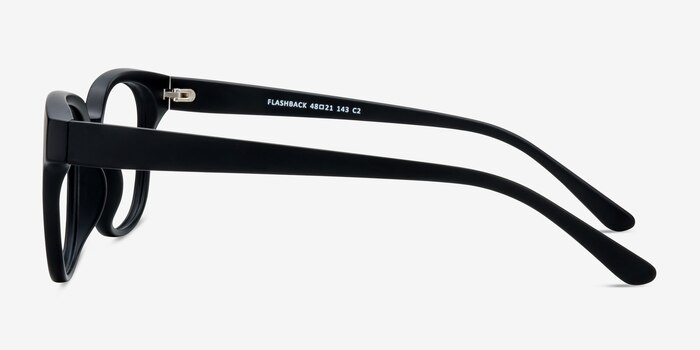 Flashback Matte Black Plastic Eyeglass Frames from EyeBuyDirect