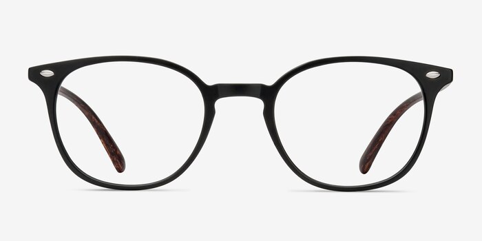 Hubris Matte Black Plastique Montures de lunettes de vue d'EyeBuyDirect