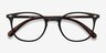 Hubris Matte Black PlasticEyeglass Frames from EyeBuyDirect, Closed View