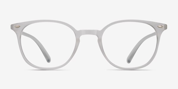 Hubris Matte Clear Plastic Eyeglass Frames