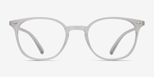 Hubris Matte Clear PlastiqueMontures de lunettes de vue d'EyeBuyDirect, Vue de Face