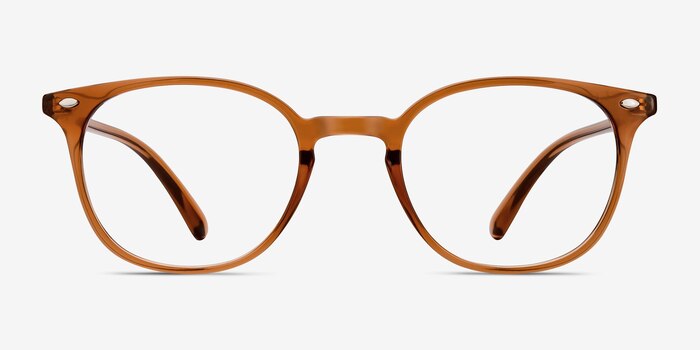 Hubris Clear Copper Plastique Montures de lunettes de vue d'EyeBuyDirect