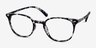 Hubris Black Floral PlasticEyeglass Frames from EyeBuyDirect, Angle View