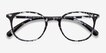Hubris Black Floral PlasticEyeglass Frames from EyeBuyDirect, Closed View