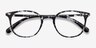 Hubris Black Floral PlasticEyeglass Frames from EyeBuyDirect, Closed View