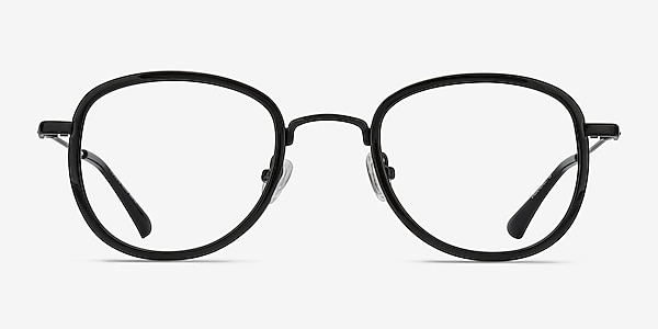 Vagabond Black Plastic Eyeglass Frames