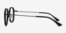 Vagabond Black PlasticEyeglass Frames from EyeBuyDirect, Side View