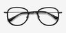 Vagabond Black PlasticEyeglass Frames from EyeBuyDirect, Closed View