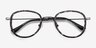 Vagabond Gray Floral PlasticEyeglass Frames from EyeBuyDirect, Closed View