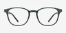 Allegory Dark Green PlasticEyeglass Frames from EyeBuyDirect, Front View