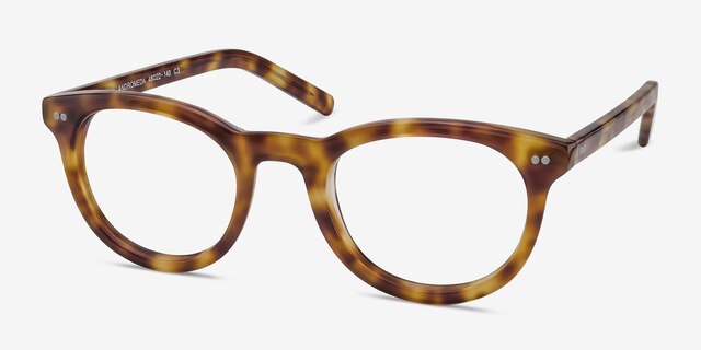 Andromeda Cinnamon Tortoise AcetateEyeglass Frames from EyeBuyDirect, Angle View