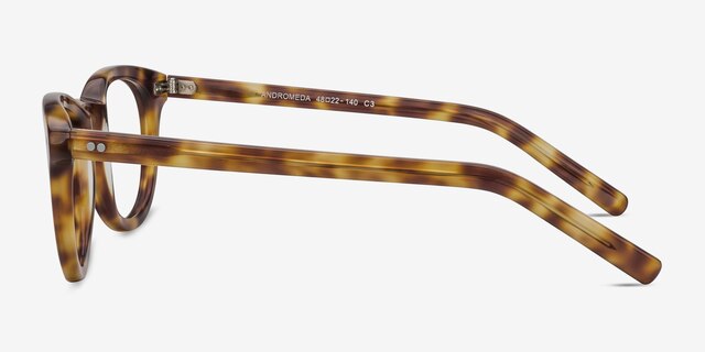 Andromeda Cinnamon Tortoise AcetateEyeglass Frames from EyeBuyDirect, Side View