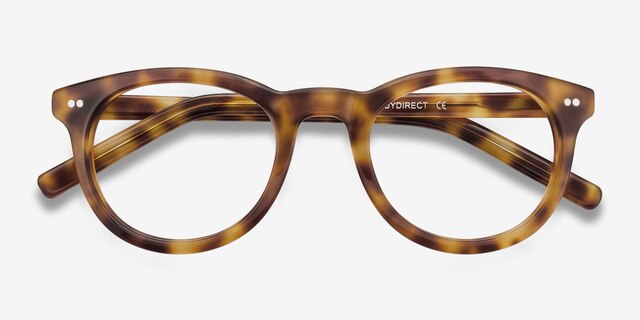 Andromeda Cinnamon Tortoise AcetateEyeglass Frames from EyeBuyDirect, Closed View
