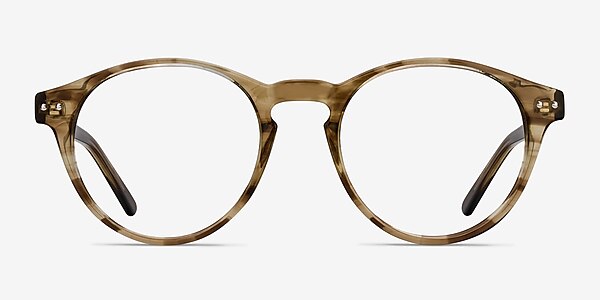 Method Brown striped Acétate Montures de lunettes de vue