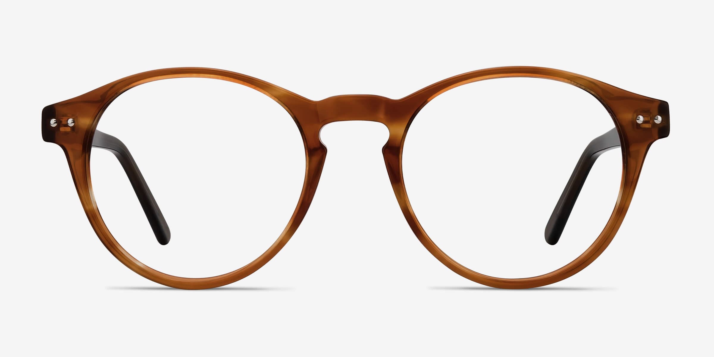 Brown on sale round glasses