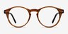 Method Brown AcetateEyeglass Frames from EyeBuyDirect, Front View