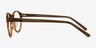 Method Brown AcetateEyeglass Frames from EyeBuyDirect, Side View