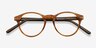 Method Brown AcetateEyeglass Frames from EyeBuyDirect, Closed View