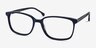Vale Dark Navy AcetateEyeglass Frames from EyeBuyDirect, Angle View