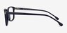 Vale Dark Navy AcetateEyeglass Frames from EyeBuyDirect, Side View