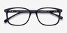 Vale Dark Navy AcetateEyeglass Frames from EyeBuyDirect, Closed View