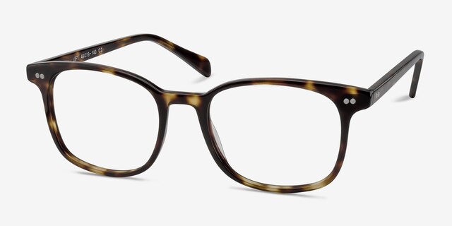 Lift Tortoise AcetateEyeglass Frames from EyeBuyDirect, Angle View