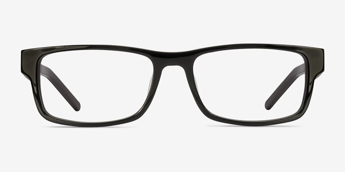 Aidan Black Acetate Eyeglass Frames from EyeBuyDirect