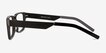 Aidan Black AcetateEyeglass Frames from EyeBuyDirect, Side View