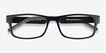 Aidan Black AcetateEyeglass Frames from EyeBuyDirect, Closed View